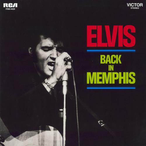 Elvis Presley Back In Memphis - Tan label + Gold Vinyl vinyl LP album (LP record) US ELVLPBA783287