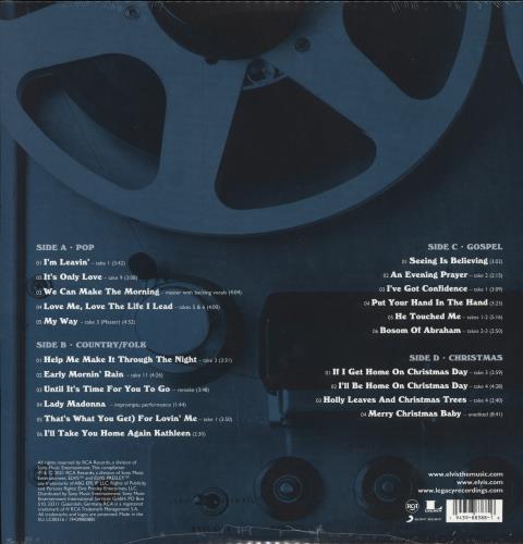 Elvis Presley Back In Nashville - Sealed 2-LP vinyl record set (Double LP Album) UK ELV2LBA782791