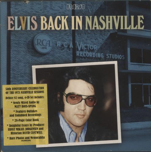 Elvis Presley Back In Nashville 4-CD album set UK ELV4CBA875921