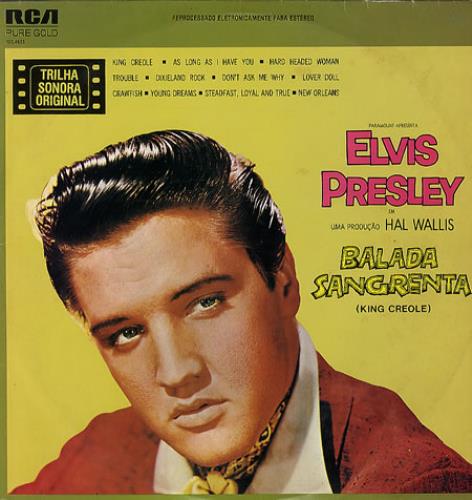 Elvis Presley Balada Sangrenta - King Creole vinyl LP album (LP record) Brazilian ELVLPBA347856