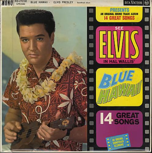 Elvis Presley Blue Hawaii - Orange Label vinyl LP album (LP record) UK ELVLPBL371571