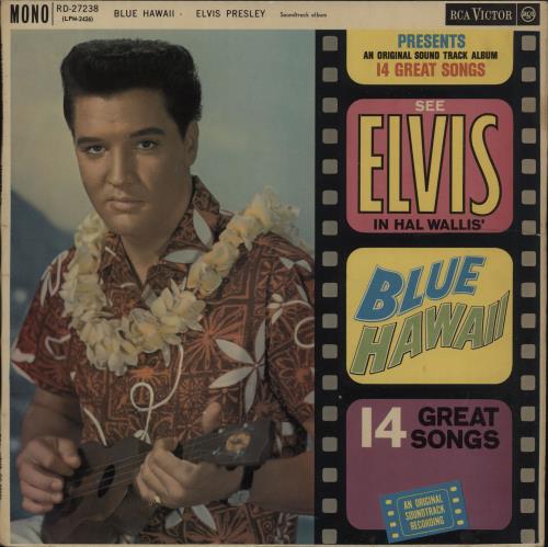 Elvis Presley Blue Hawaii - Red Spot vinyl LP album (LP record) UK ELVLPBL249500