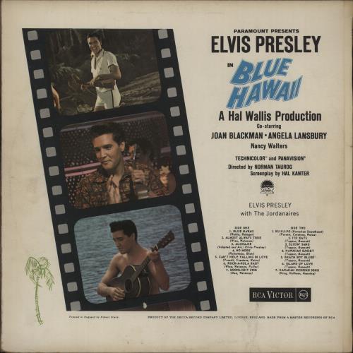 Elvis Presley Blue Hawaii - Red Spot vinyl LP album (LP record) UK ELVLPBL249500