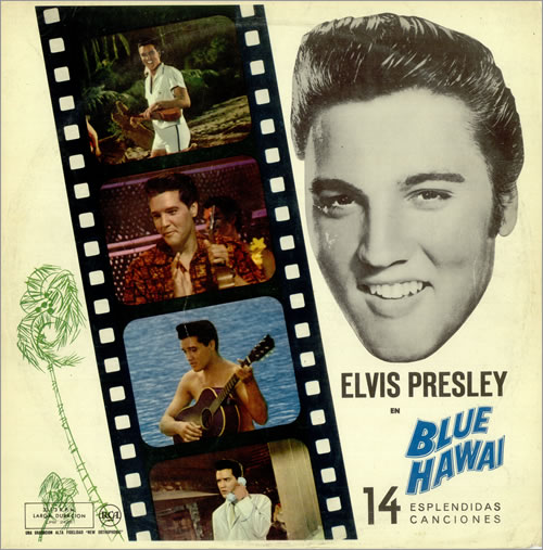 Elvis Presley Blue Hawaii - VG vinyl LP album (LP record) Spanish ELVLPBL492004