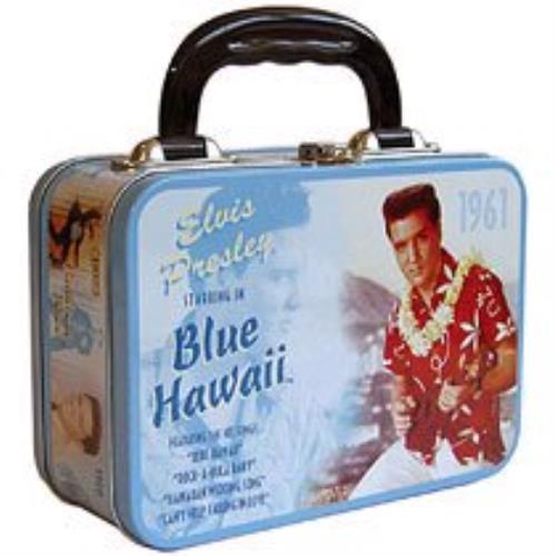 Elvis Presley Blue Hawaii Tote Tin memorabilia UK ELVMMBL338385