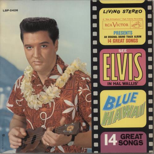 Elvis Presley Blue Hawaii vinyl LP album (LP record) Canadian ELVLPBL889929