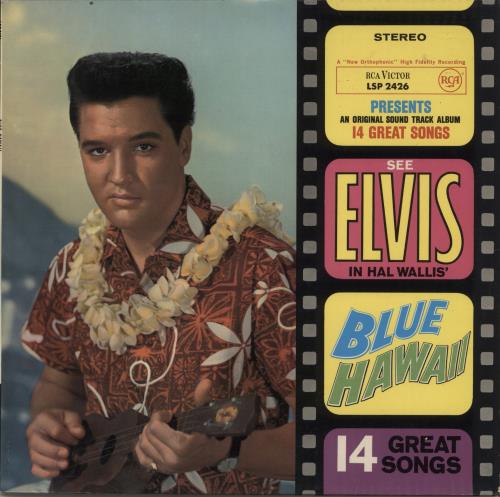 Elvis Presley Blue Hawaii vinyl LP album (LP record) German ELVLPBL890812