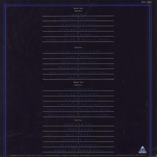 Elvis Presley Blue Rhythms - Blue Vinyl 2-LP vinyl record set (Double LP Album) UK ELV2LBL43809