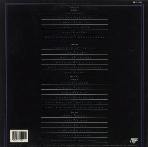 Elvis Presley Blue Rhythms 2-LP vinyl record set (Double LP Album) UK ELV2LBL876818