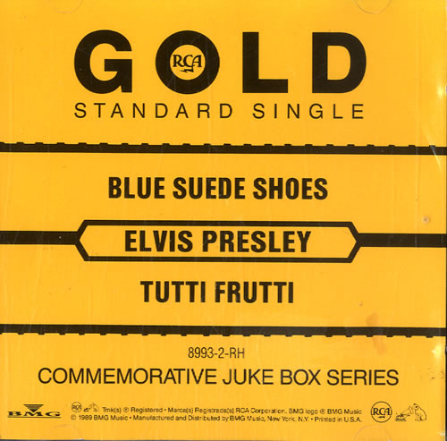 Elvis Presley Blue Suede Shoes CD single (CD5 / 5") US ELVC5BL102104