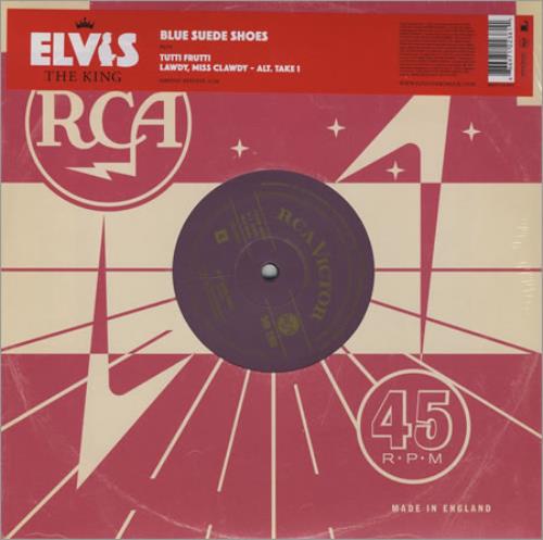 Elvis Presley Blue Suede Shoes 10" vinyl single (10 inch record) UK ELV10BL410755
