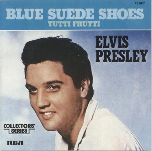 Elvis Presley Blue Suede Shoes 7" vinyl single (7 inch record / 45) French ELV07BL892096
