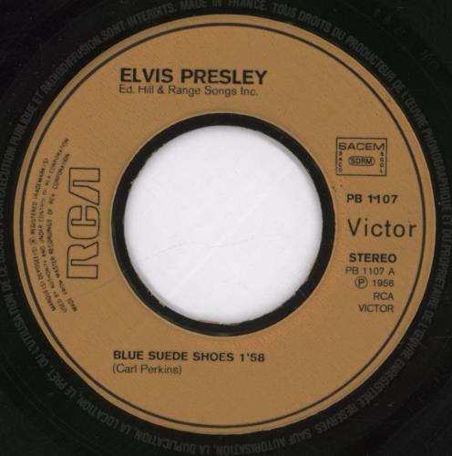 Elvis Presley Blue Suede Shoes 7" vinyl single (7 inch record / 45) French ELV07BL892096