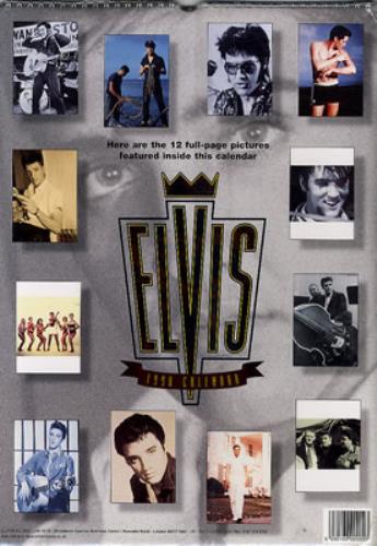 Elvis Presley Calendar 1998 - Oliver Books calendar UK ELVCACA96814