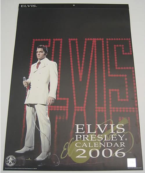 Elvis Presley Calendar 2006 calendar Japanese ELVCACA348464