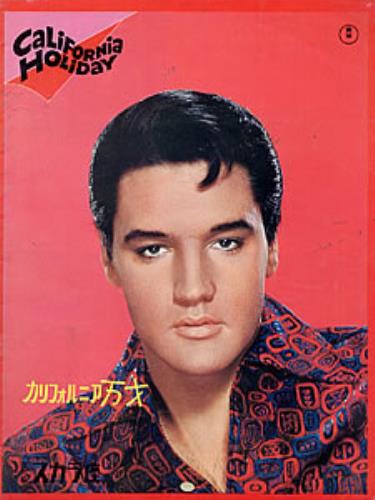 Elvis Presley California Holiday press book Japanese ELVPBCA217233