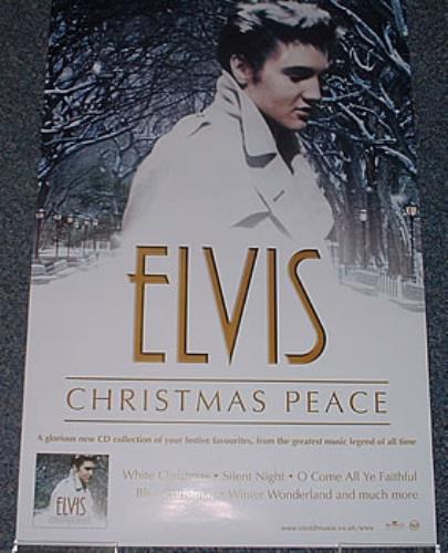 Elvis Presley Christmas Peace poster UK ELVPOCH269629