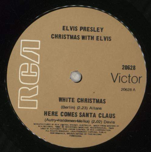 Elvis Presley Christmas With Elvis 7" vinyl single (7 inch record / 45) Australian ELV07CH378549
