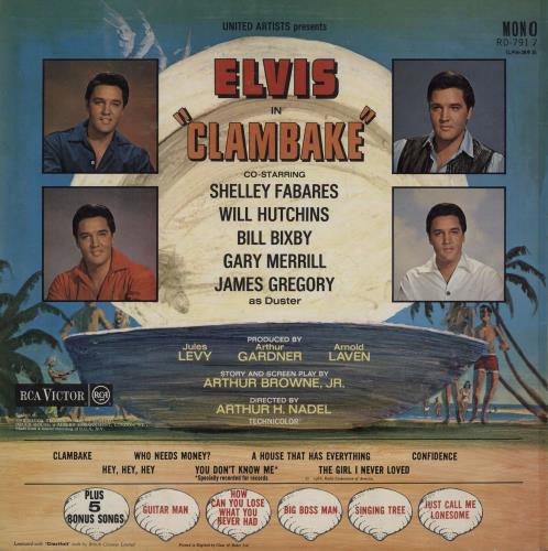 Elvis Presley Clambake - Red Spot - VG+ vinyl LP album (LP record) UK ELVLPCL752558