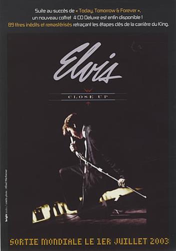 Elvis Presley Close Up handbill French ELVHBCL402272