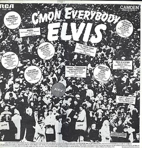 Elvis Presley C'mon Everybody vinyl LP album (LP record) Mexican ELVLPCM292631