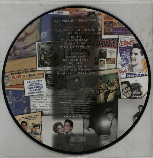 Elvis Presley Didja' Ever picture disc LP (vinyl picture disc album) UK ELVPDDI584945