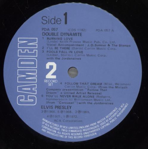 Elvis Presley Double Dynamite + Poster 2-LP vinyl record set (Double LP Album) UK ELV2LDO63324