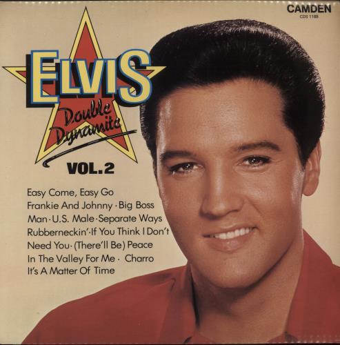 Elvis Presley Double Dynamite Vol. 2 vinyl LP album (LP record) UK ELVLPDO371442