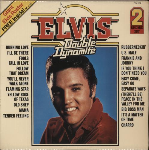 Elvis Presley Double Dynamite 2-LP vinyl record set (Double LP Album) UK ELV2LDO887653