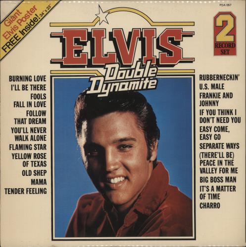 Elvis Presley Double Dynamite 2-LP vinyl record set (Double LP Album) UK ELV2LDO887653