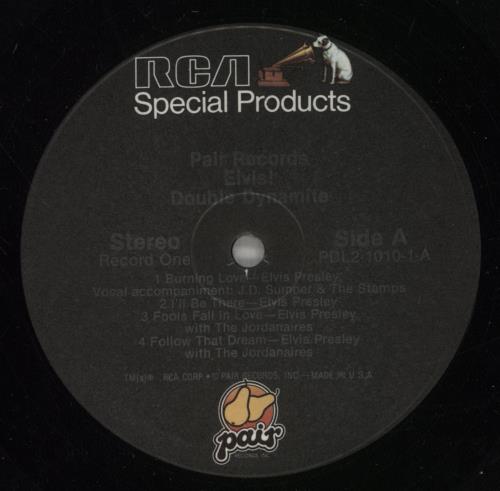 Elvis Presley Double Dynamite 2-LP vinyl record set (Double LP Album) US ELV2LDO887661