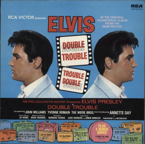 Elvis Presley Double Trouble vinyl LP album (LP record) UK ELVLPDO369508