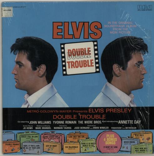 Elvis Presley Double Trouble vinyl LP album (LP record) US ELVLPDO653066