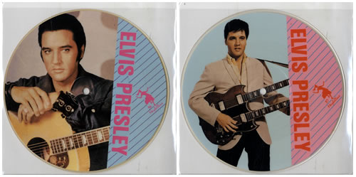 Elvis Presley E-L-V-I-S 7" Picture Disc Set 7" vinyl picture disc (7 inch picture disc single) Danish ELV7PEL553990