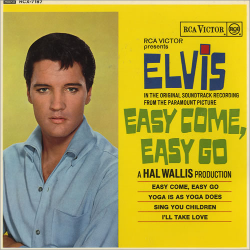Elvis Presley Easy Come Easy Go - EX 7" vinyl single (7 inch record / 45) UK ELV07EA343545