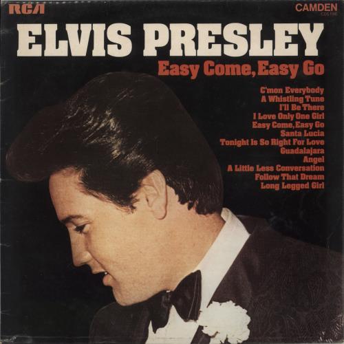 Elvis Presley Easy Come, Easy Go vinyl LP album (LP record) UK ELVLPEA293959