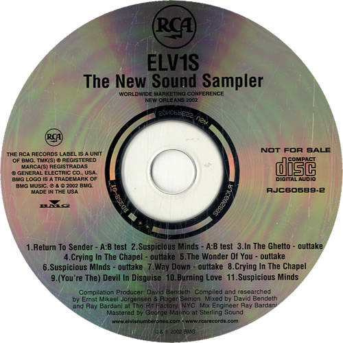 Elvis Presley ELV1S The New Sound Sampler CD album (CDLP) US ELVCDEL605770
