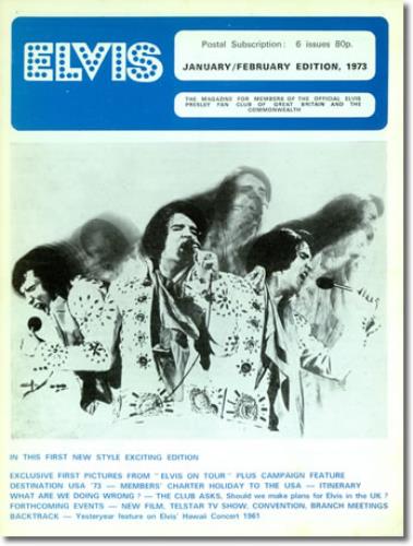 Elvis Presley Elvis - 1973 fanzine UK ELVFAEL418106