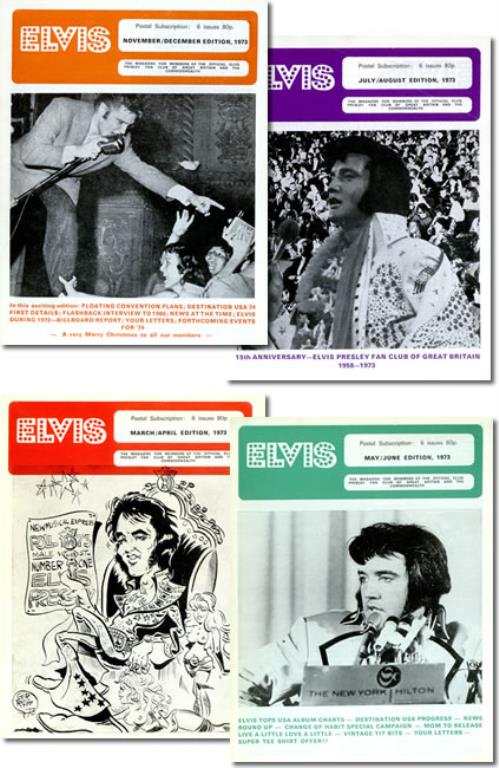 Elvis Presley Elvis - 1973 fanzine UK ELVFAEL418106