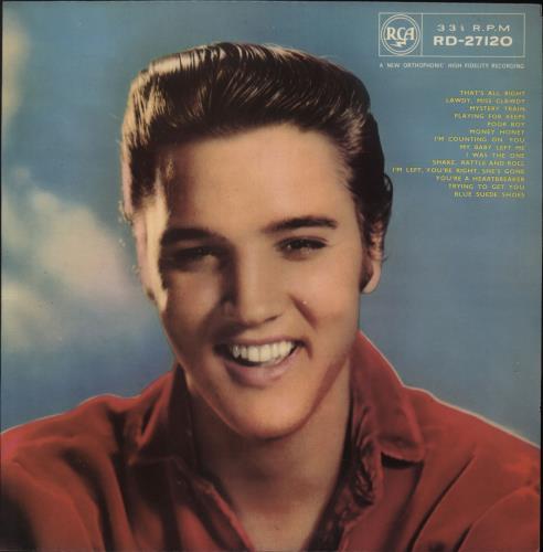 Elvis Presley Elvis - 1st - DG - Scalloped vinyl LP album (LP record) UK ELVLPEL187998