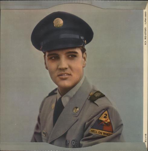 Elvis Presley Elvis - 1st - DG - Scalloped vinyl LP album (LP record) UK ELVLPEL187998