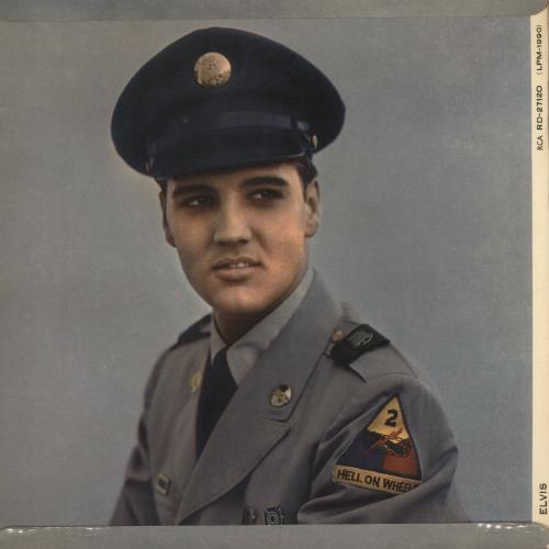 Elvis Presley Elvis - 1st - Straight Flipback vinyl LP album (LP record) UK ELVLPEL746017