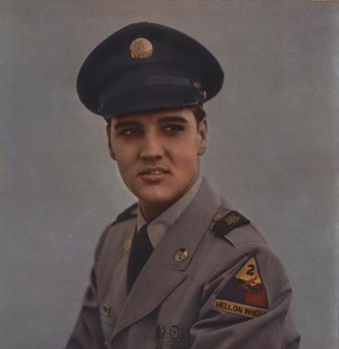 Elvis Presley Elvis - 1st/2nd Transitional - VG vinyl LP album (LP record) UK ELVLPEL758680