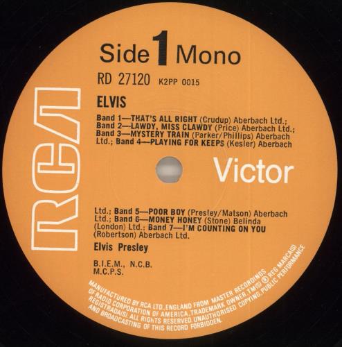 Elvis Presley Elvis - 3rd vinyl LP album (LP record) UK ELVLPEL279279