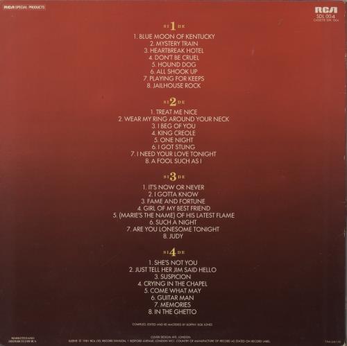 Elvis Presley Elvis At His Best 2-LP vinyl record set (Double LP Album) UK ELV2LEL371425