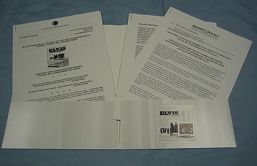 Elvis Presley Elvis By The Presleys media press pack US ELVPPEL343464