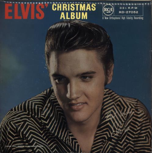 Elvis Presley Elvis' Christmas Album - 2nd vinyl LP album (LP record) UK ELVLPEL54891