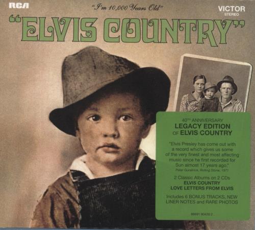 Elvis Presley Elvis Country (I'm 10,000 Years Old) - Legacy Edition 2 CD album set (Double CD) UK ELV2CEL834767