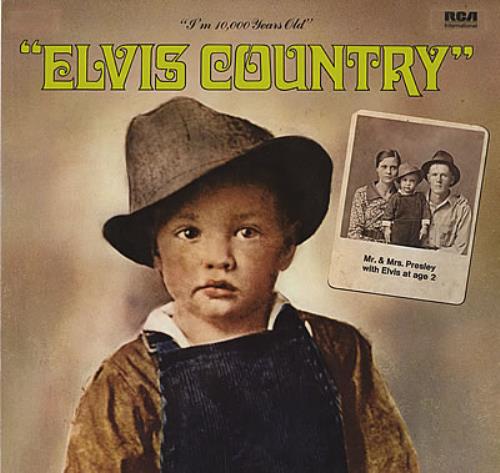 Elvis Presley Elvis Country vinyl LP album (LP record) German ELVLPEL370909