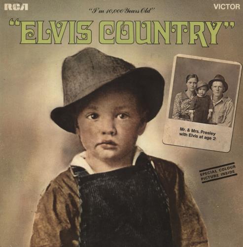 Elvis Presley Elvis Country vinyl LP album (LP record) US ELVLPEL743173